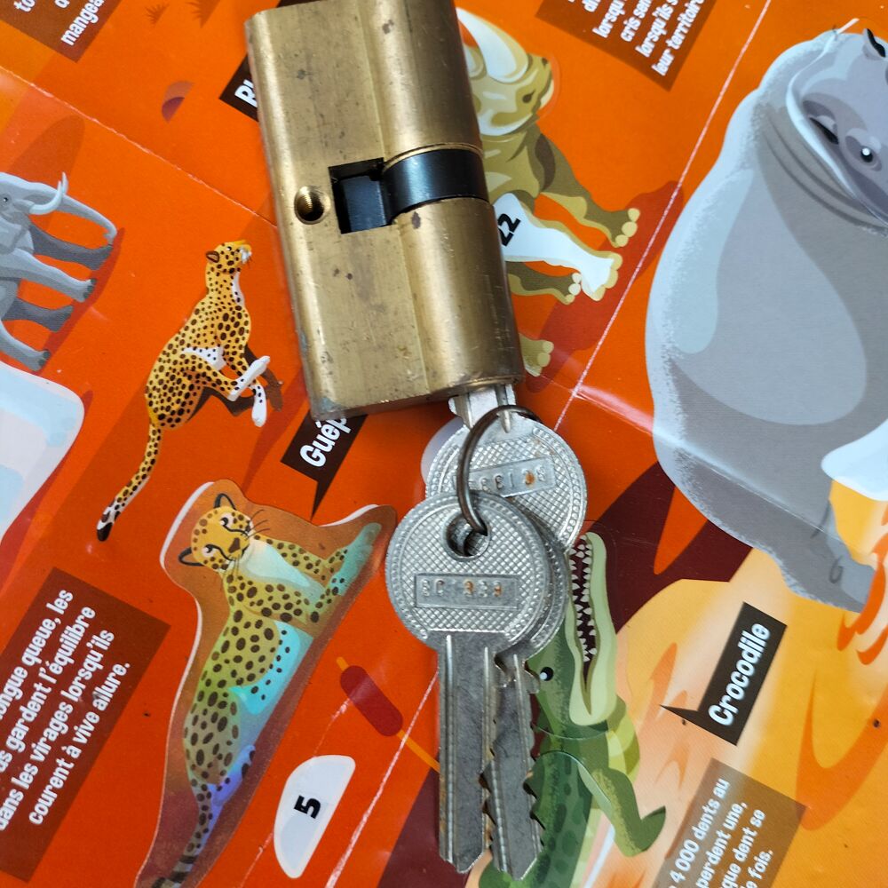 Cylindr&eacute;e 3 cl&eacute;s tr&egrave;s bon &eacute;tat Bricolage