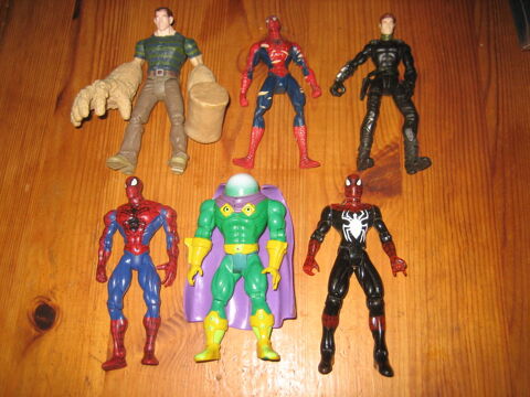 lot 6 figurines SPIDERMAN 1995/2007  toy biz 12 cm 25 Czy (89)