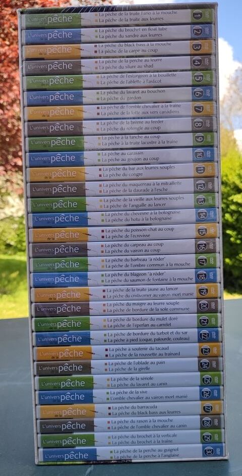 COFFRET NEUF : L'Univers de la P�che (30 DVD / 60 Films) Bruay-la-Buissi�re (62)