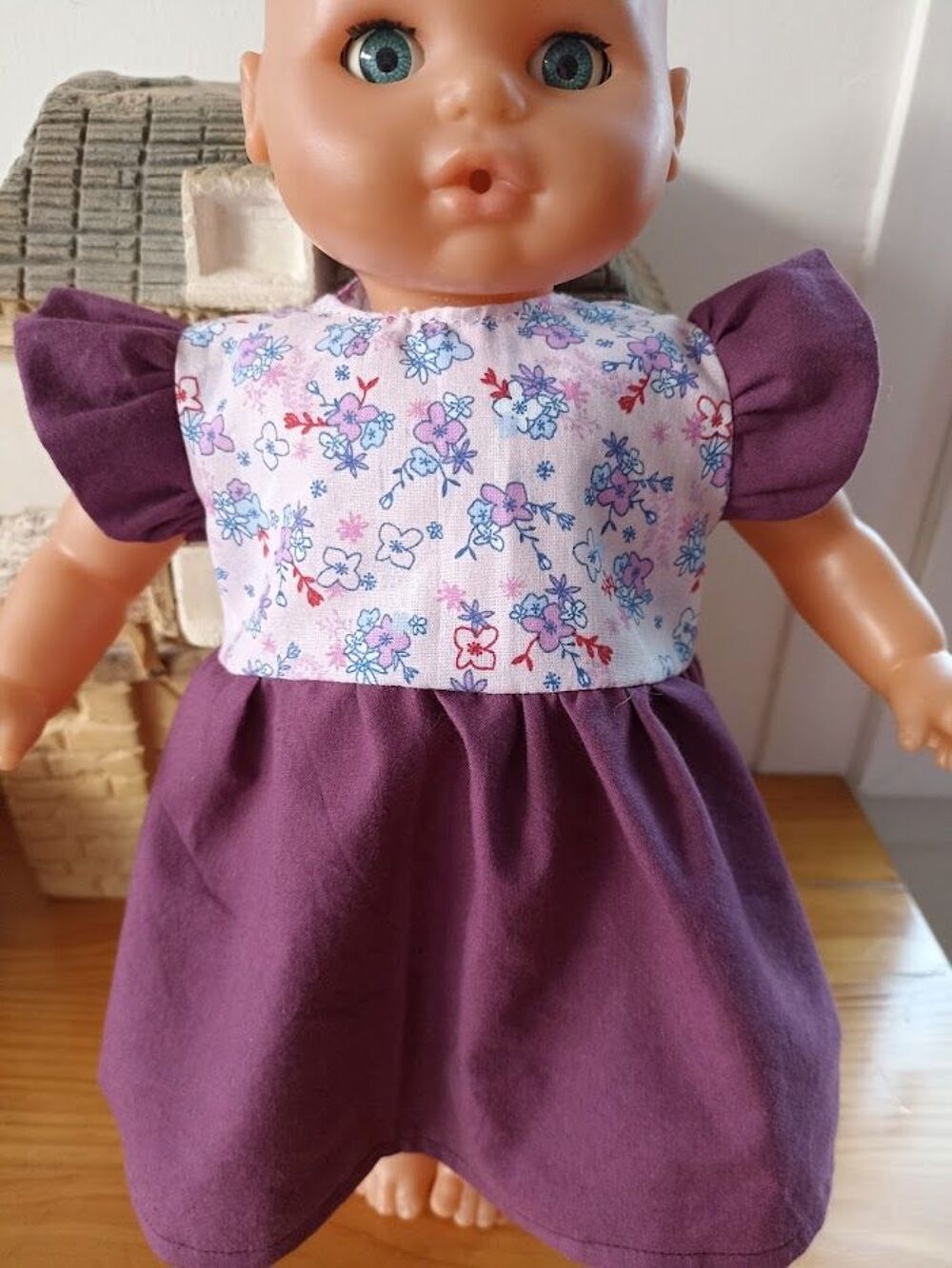 Robe deux couleurs pour poup&eacute;e Corolle 36 cm Jeux / jouets