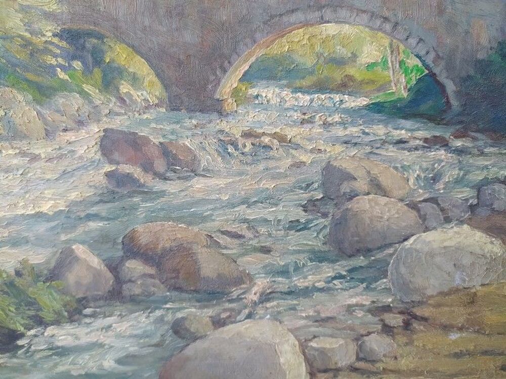 Tableau Paysage de Montagne Romanini-Aragon Denise 