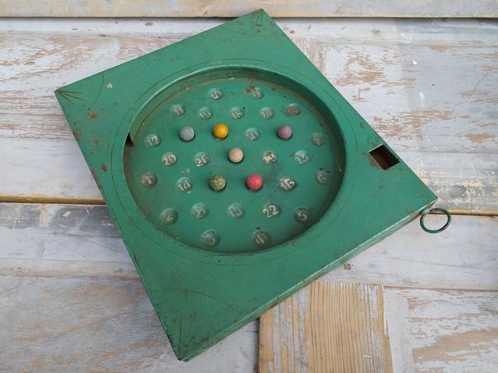 Ancien Jeu &agrave; Billes Flipper M&eacute;tal Jeux / jouets