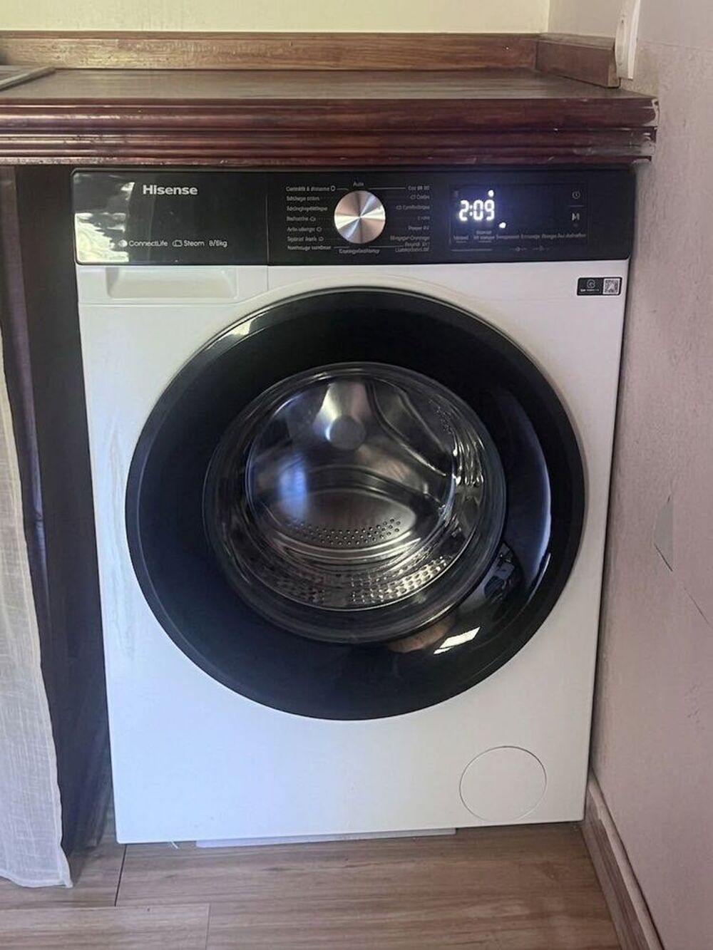 Lave-linge s&eacute;chant Hisense (8/5 kg) Electroménager