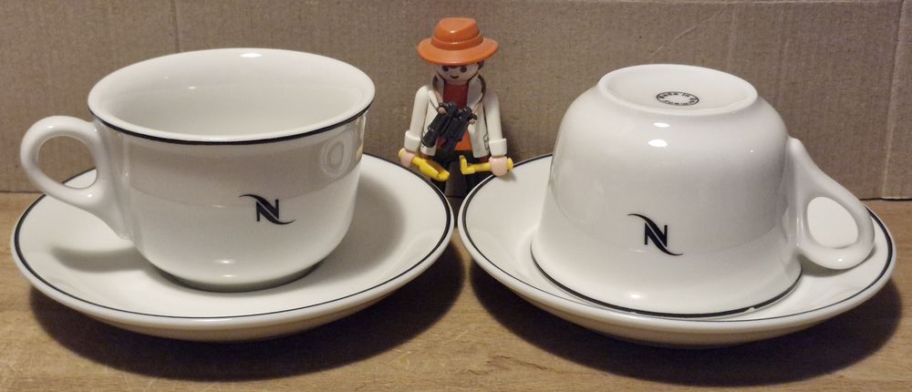 NESPRESSO tasses cappuccino X2 Décoration