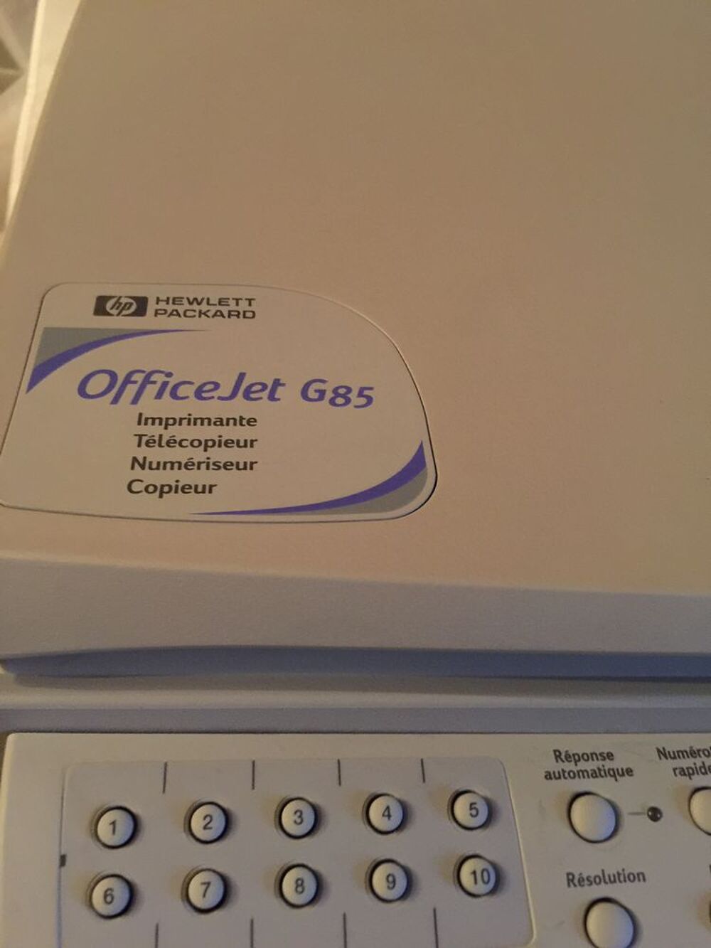 HP OfficeJet G85 Tout en un
Matriel informatique