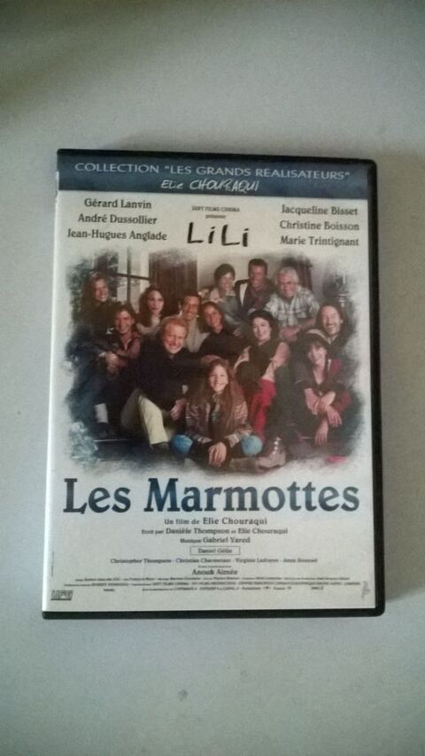DVD Les Marmottes Elie Chouraqui 
DVD Zone 2 
5 Talange (57)