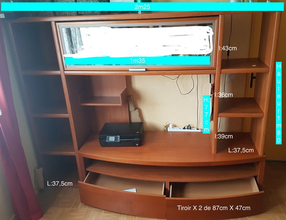Meuble, bar, biblioth&egrave;que et TV Meubles