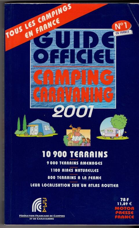 Guide officiel camping caravaning 2001 2 Cabestany (66)