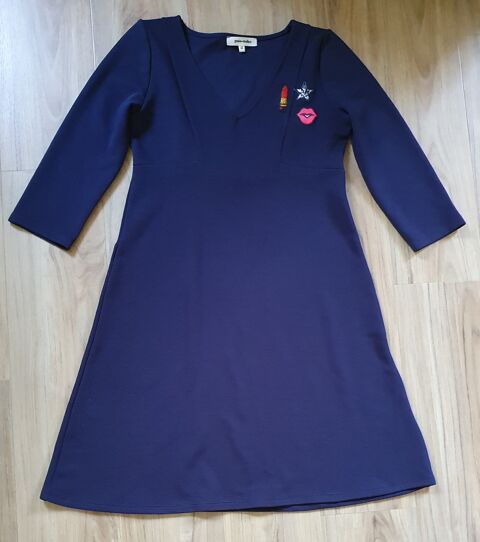 Robe bleu marine Grain de malice 5 Betton (35)