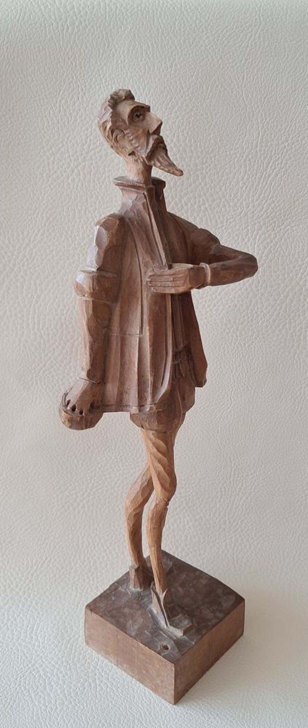 statue sculpture figurine en bois de Don Quichotte Décoration