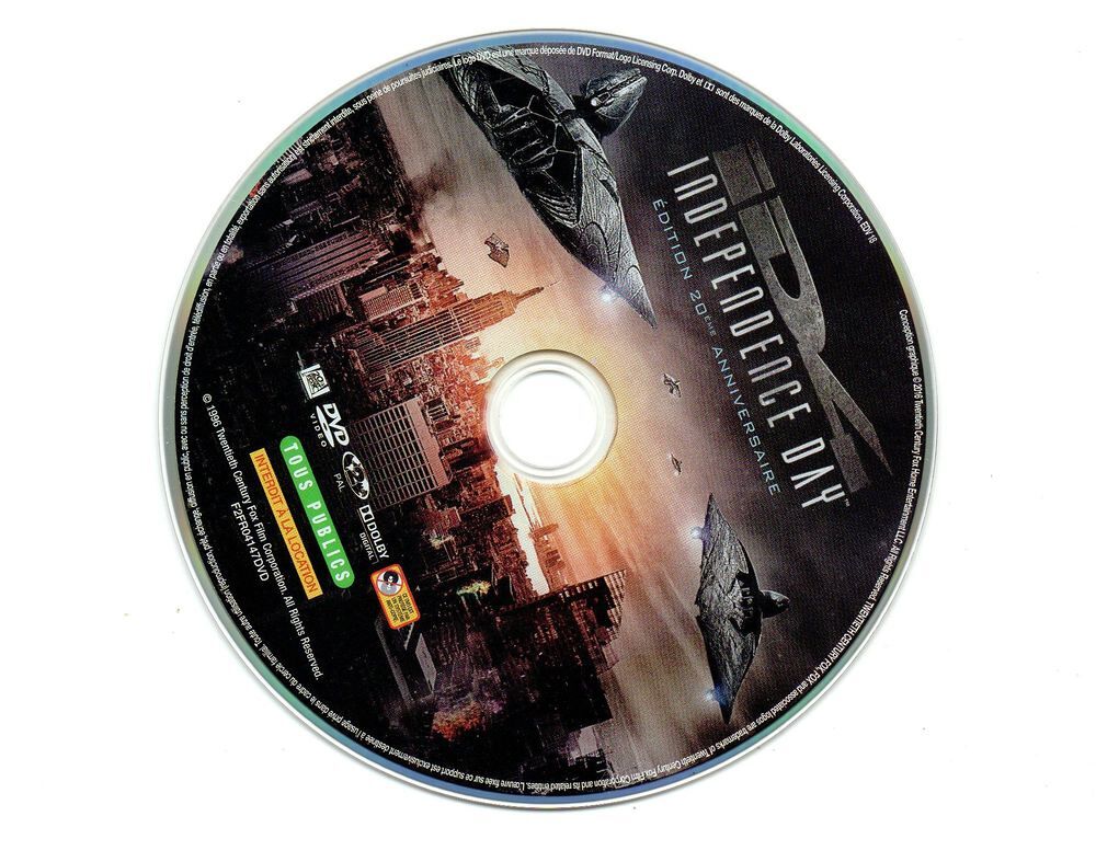 DVD Independence Day DVD et blu-ray