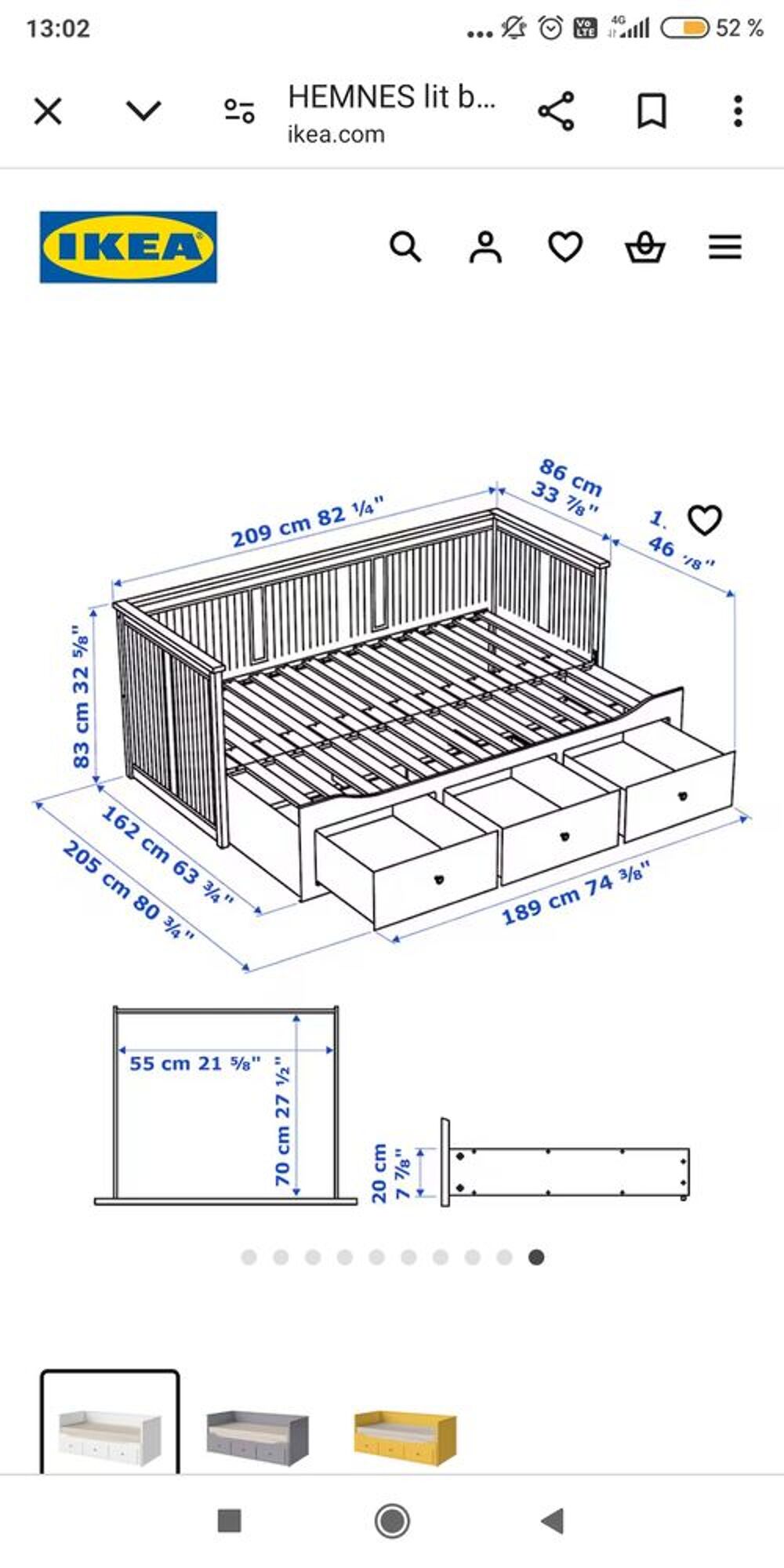 Lit Banquette Blanc avec Rangement et Matelas Meubles