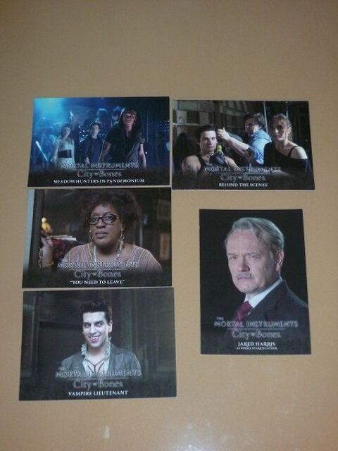 lot carteS shadowhunter twilight mortal instrument 3 Fèves (57)