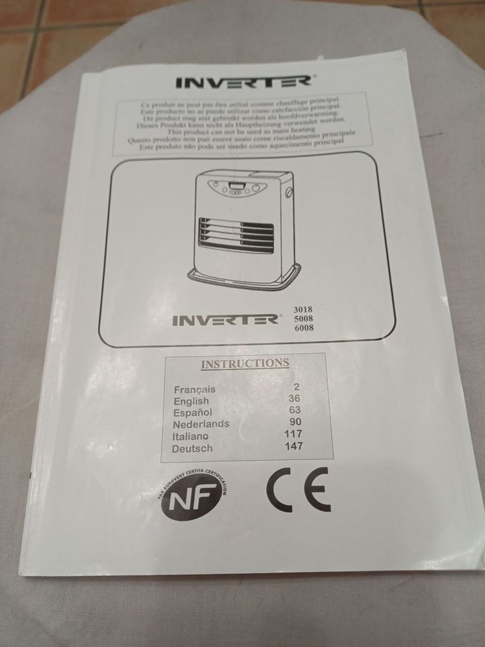 Po&ecirc;le inverter 5008 3200w Electroménager