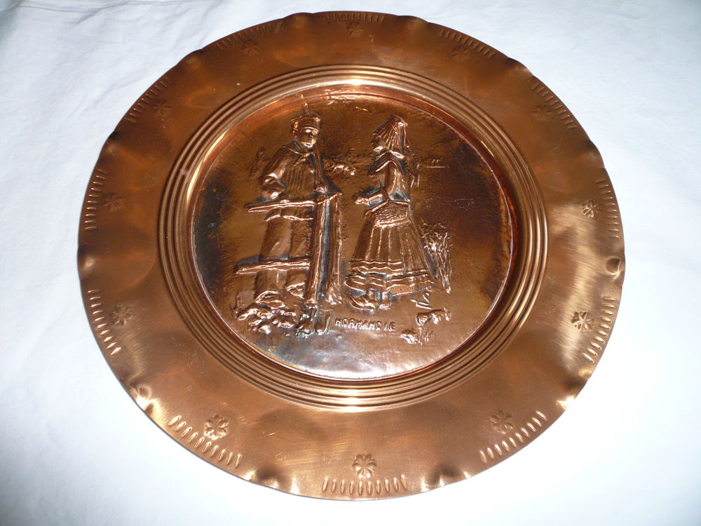 Assiette en cuivre Décoration