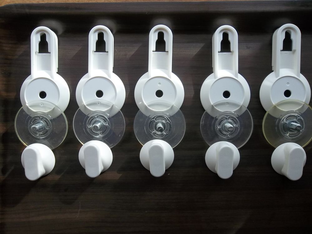 3 Porte Brosse &agrave; dents IKEA avec ventouses Décoration