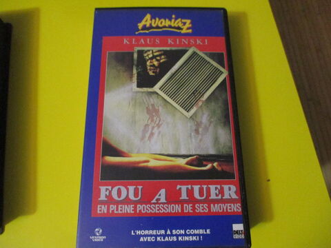 FFOU A TUER VHS KLAUS KINSKI NIGTCRAWLER HORREUR 22 Lognes (77)