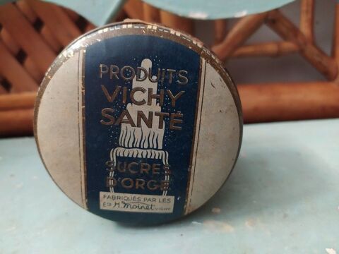 Boite Publicitaire Sucre d'Orge Vichy Sant� Ets H.Moinet 32 Loches (37)