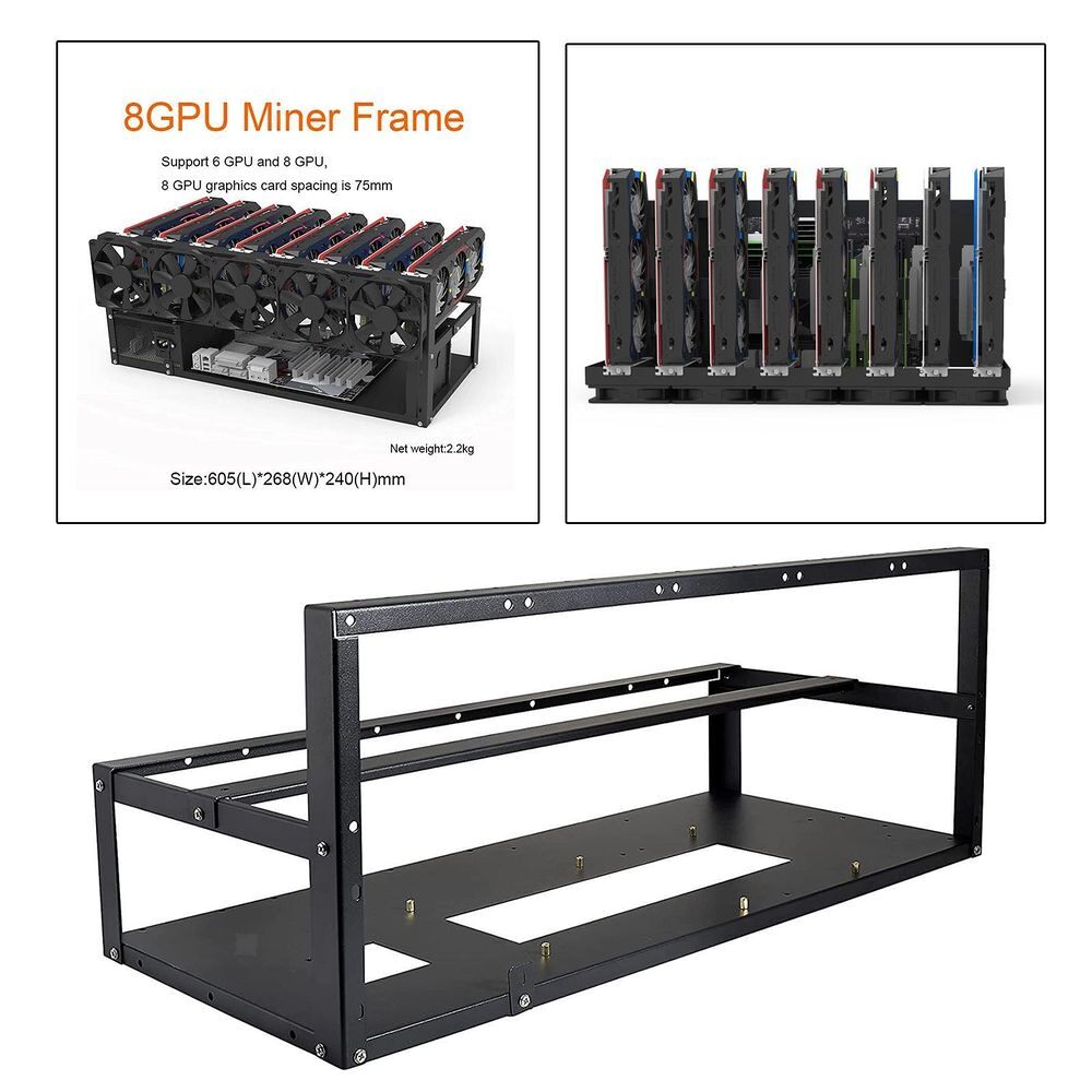 rig de minage aluminium 8 gpu Matériel informatique