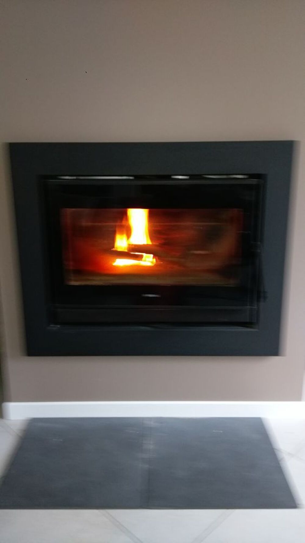 insert de chemin&eacute;e bois 16/9 Décoration