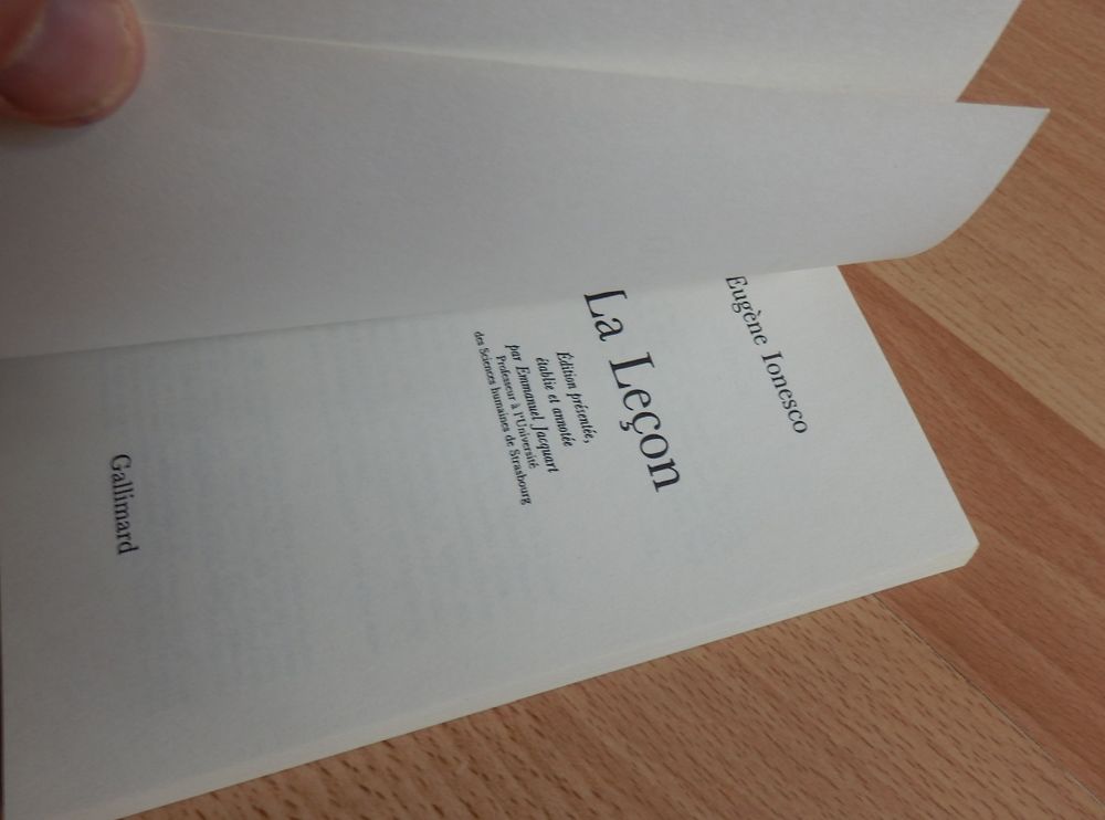 Livre : La le&ccedil;on de Eug&egrave;ne Ionesco : NEUF Livres et BD