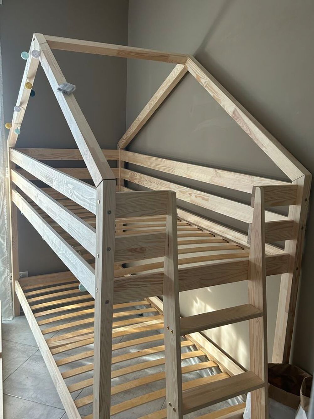 Lit superpos&eacute; bois Mobilier enfants