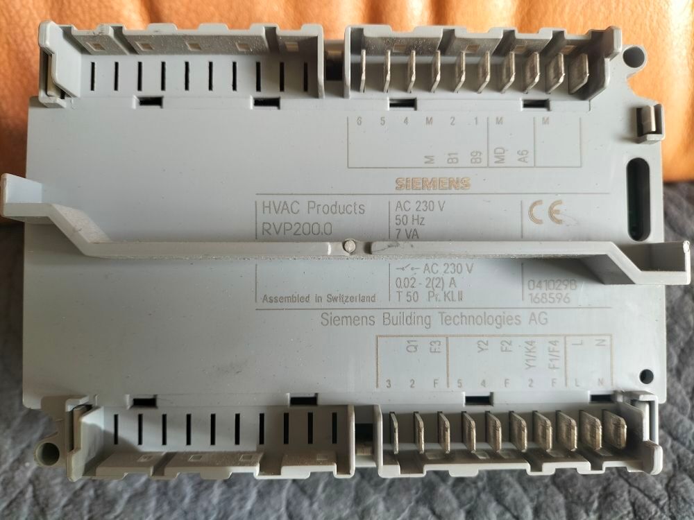 r&eacute;gulation siemens RVP 200 Bricolage