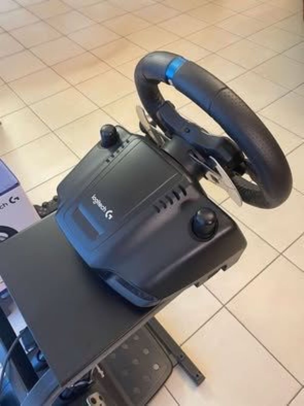 Volant G29 pour PS3,PS4,PS5 avec P&eacute;daliers, pommeau de vitesse et 3 jeux cultes Consoles et jeux vidéos