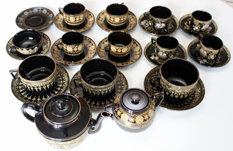 TEA SET GIBSON & SONS BURSLEM ENGLAND 1897 VICTORIA  250 Issy-les-Moulineaux (92)