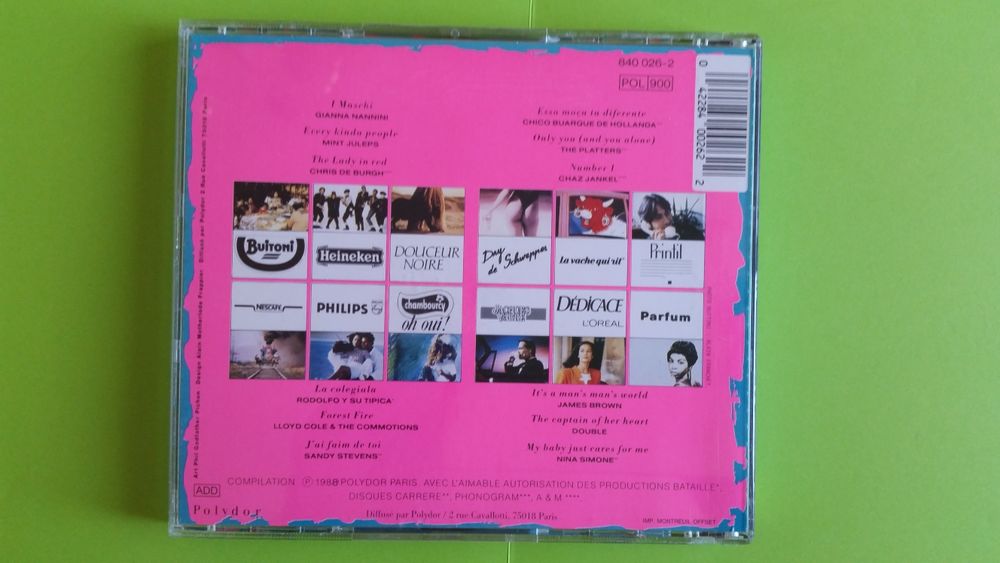 LES TUBES DES PUBS CD et vinyles
