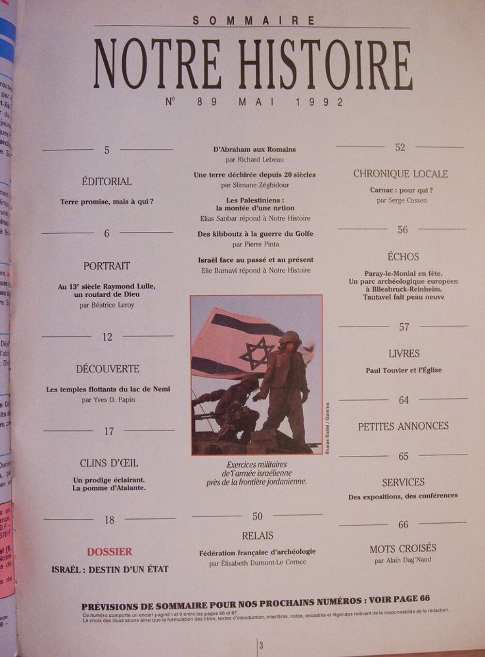 Revue magazine Notre Histoire n&deg; 89 (mai 1992)
Livres et BD