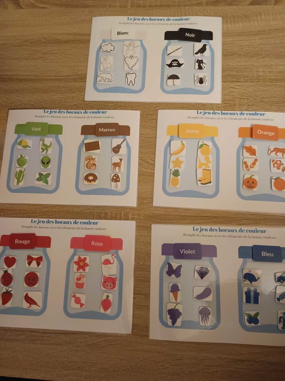 Montessori les couleurs en fran&ccedil;ais Jeux / jouets