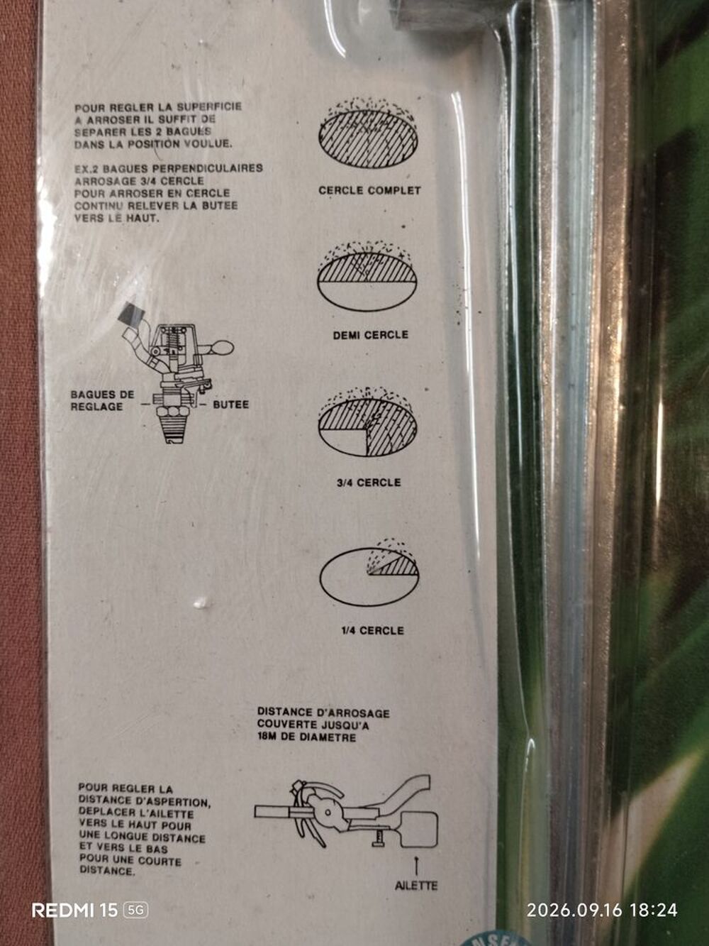 Arroseur &agrave; Impulsion Rotatif Jardin