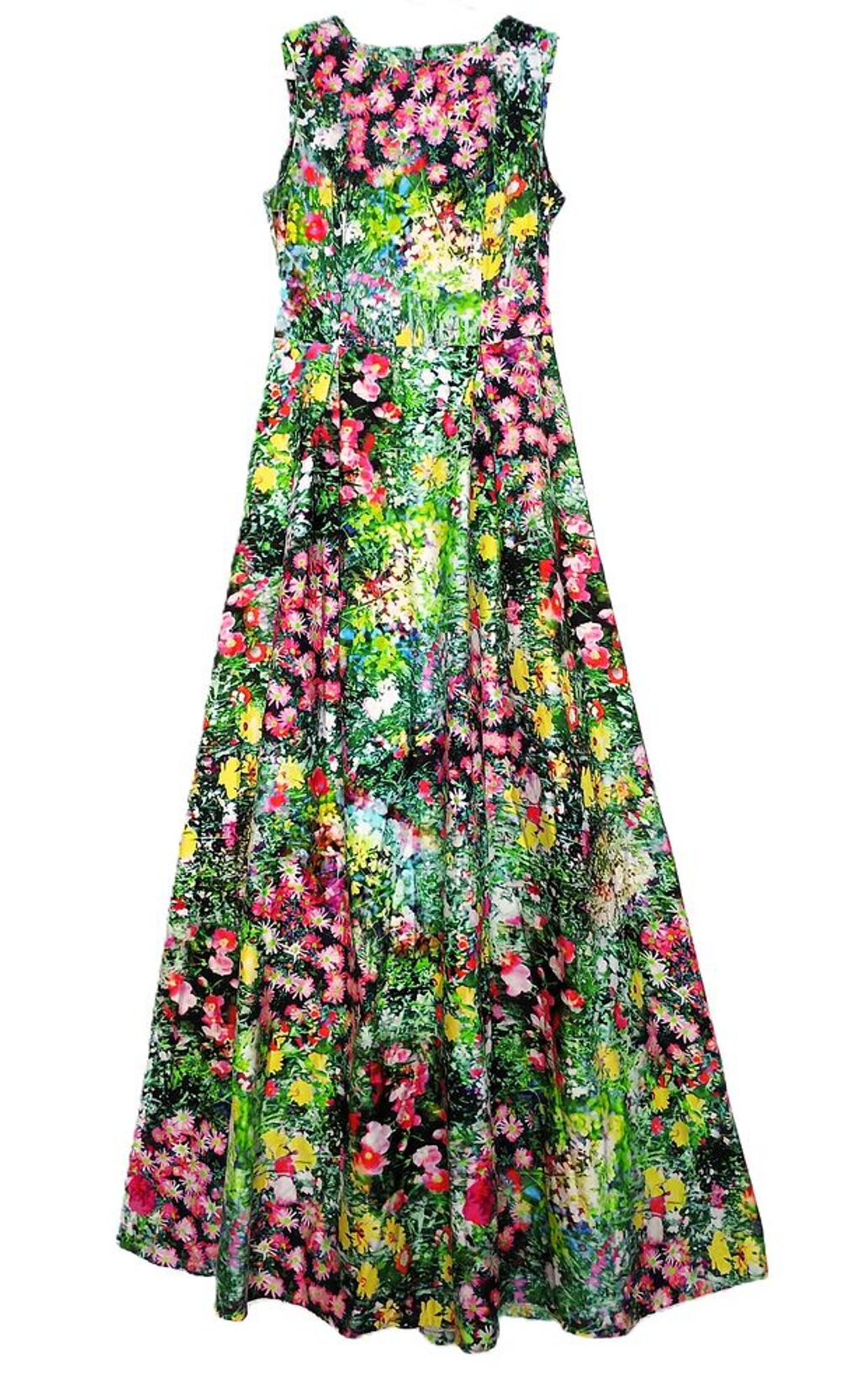 Superbe robe longue fleurie exceptionnelle marque Anika Ma Vêtements