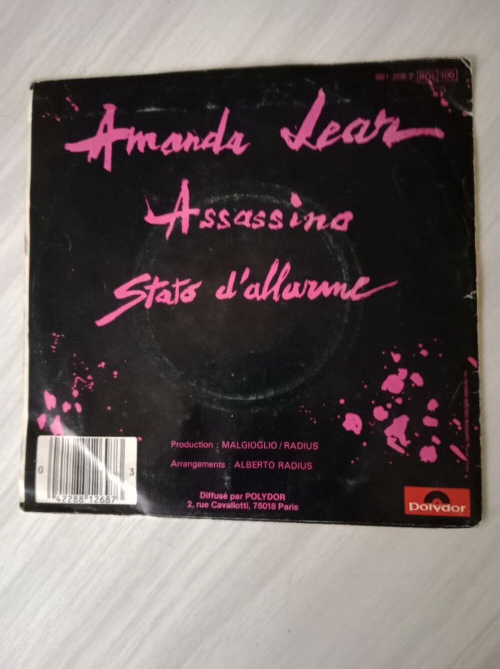 45 Tours Amanda Lear Assassina CD et vinyles
