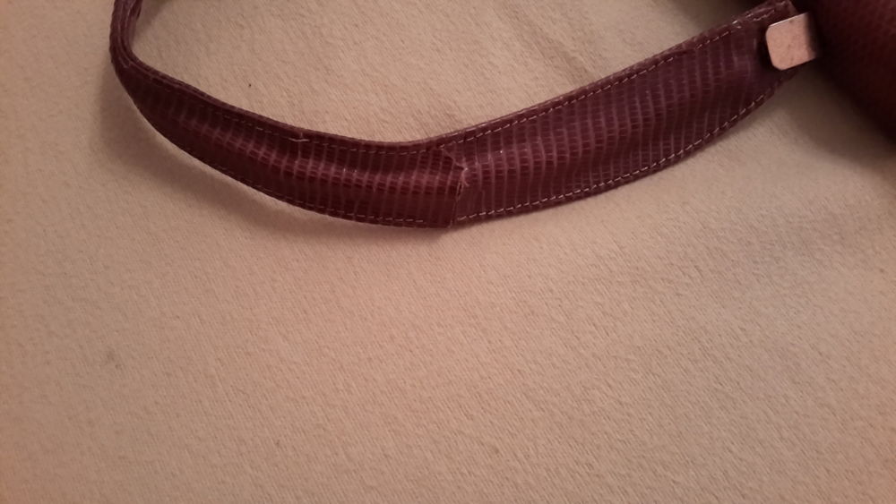 Sac Vintage cuir de serpent Maroquinerie