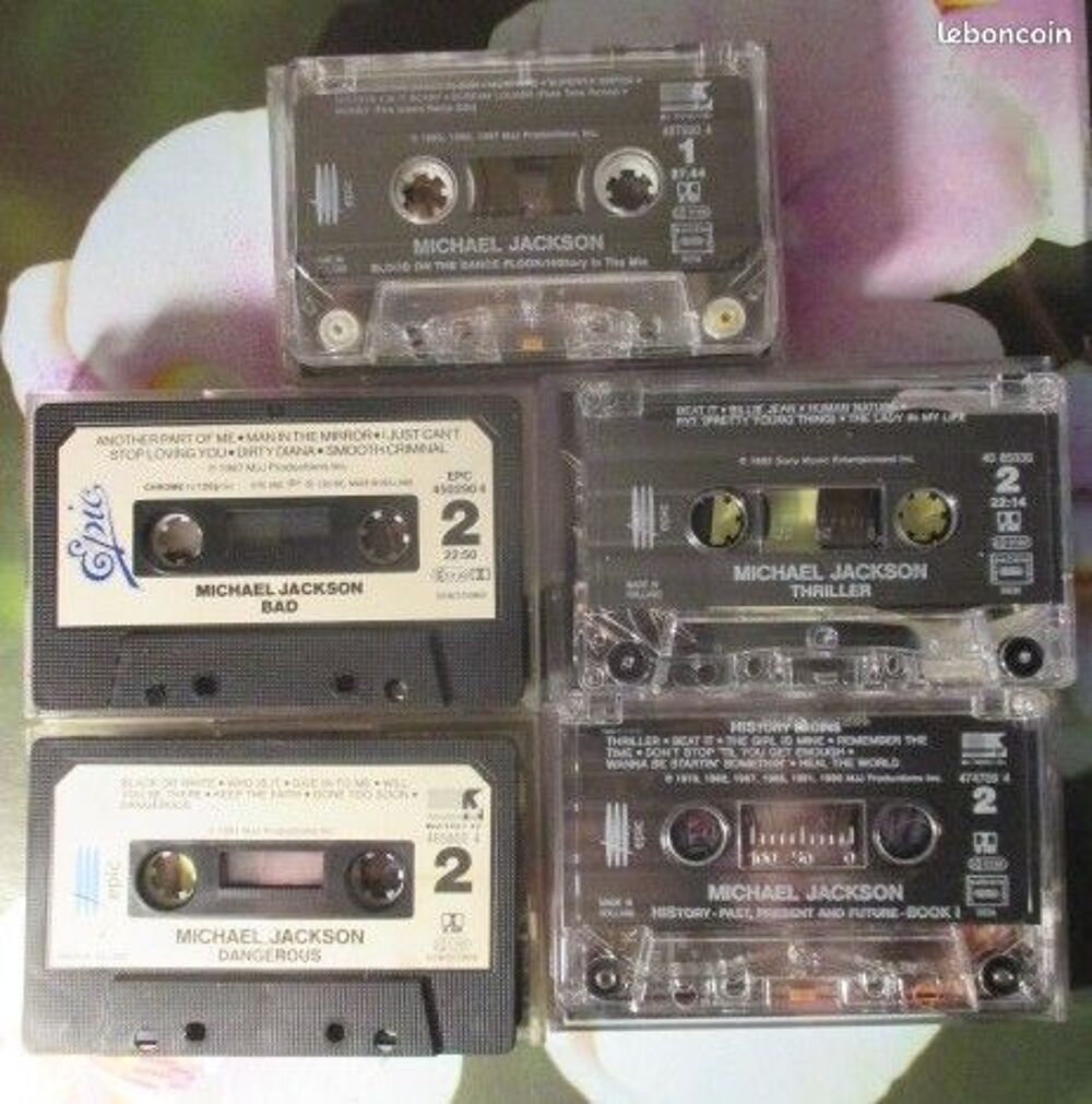 Cassettes audio Michael Jackson CD et vinyles