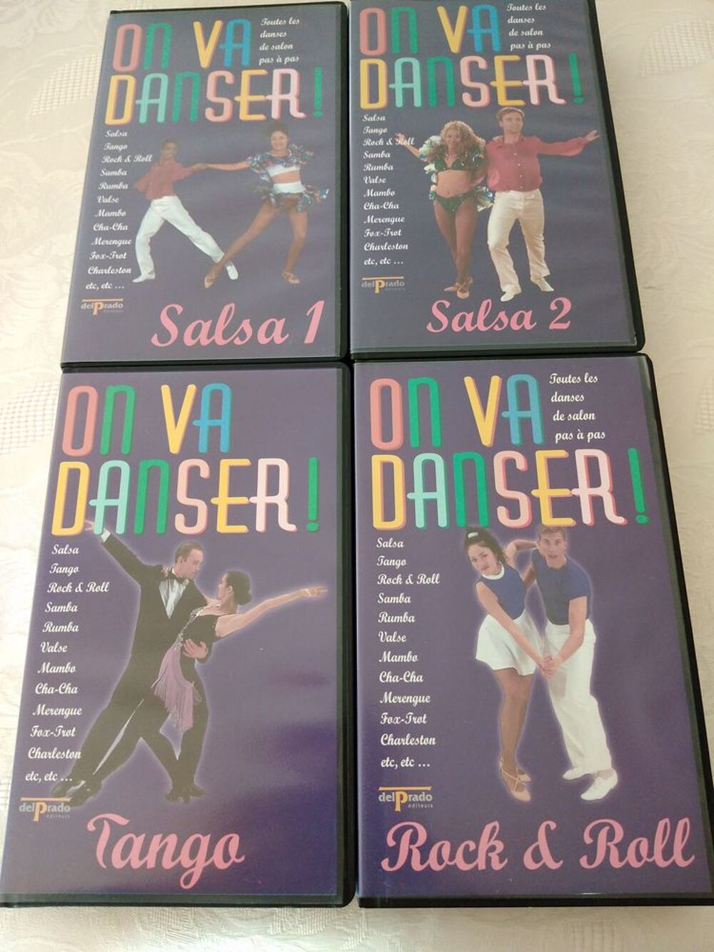 cassettes vid&eacute;o CD et vinyles