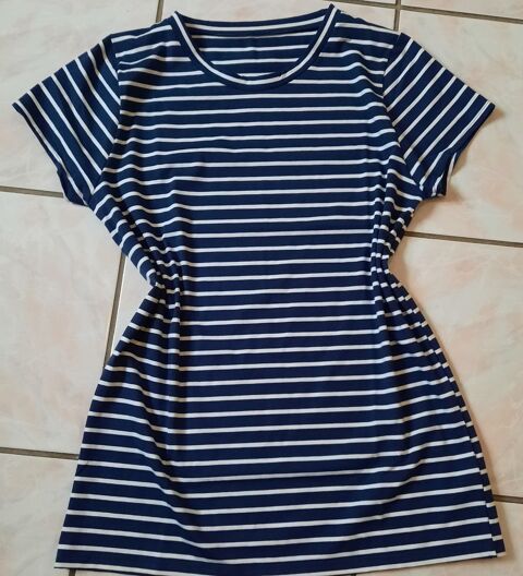 Tee shirt marin marini�re bleu - blanc FRANCE - neuf - T 40 10 Domart-en-Ponthieu (80)