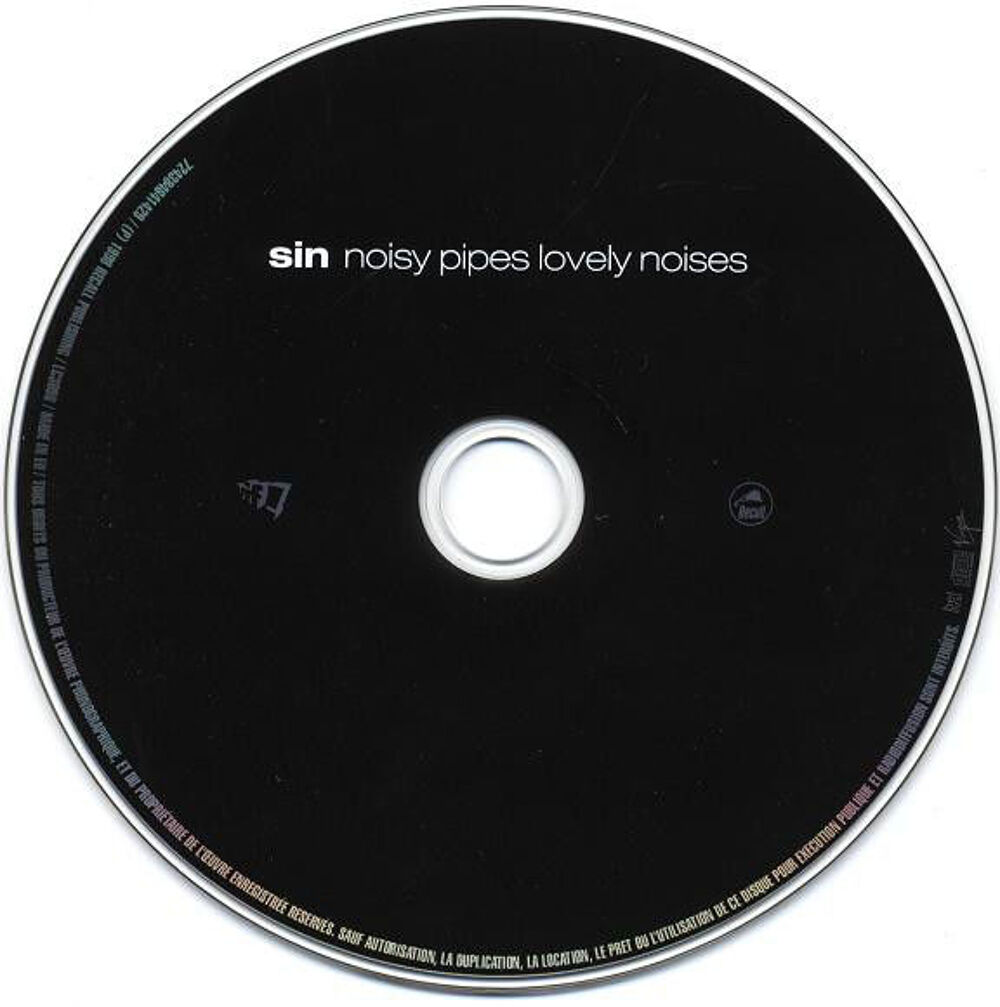 Sin? Noisy Pipes Lovely Noises(etat neuf) CD et vinyles