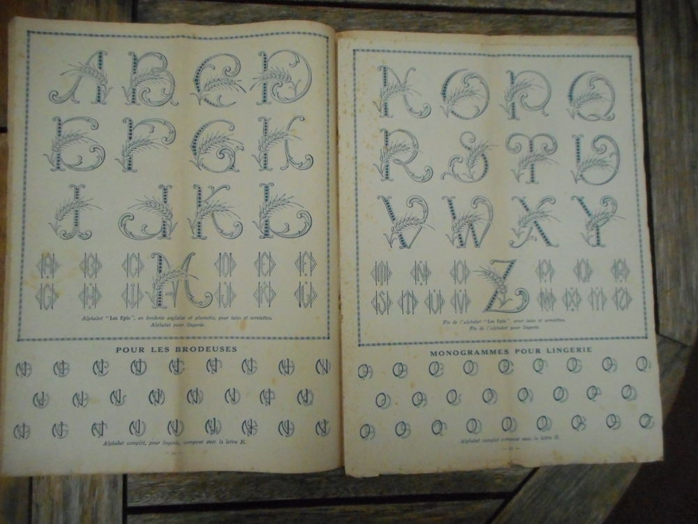 Album d'alphabets et de monogrammes Livres et BD