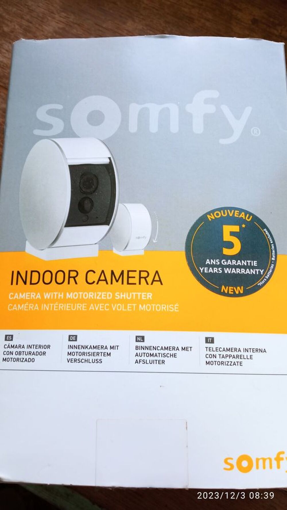 Cam&eacute;ra de surveillance Somfy Bricolage