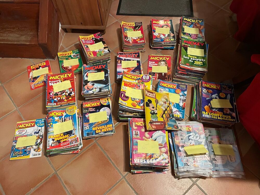  Lot de 473 num&eacute;ros du Journal de Mickey de 1993 &agrave; 2011 Livres et BD