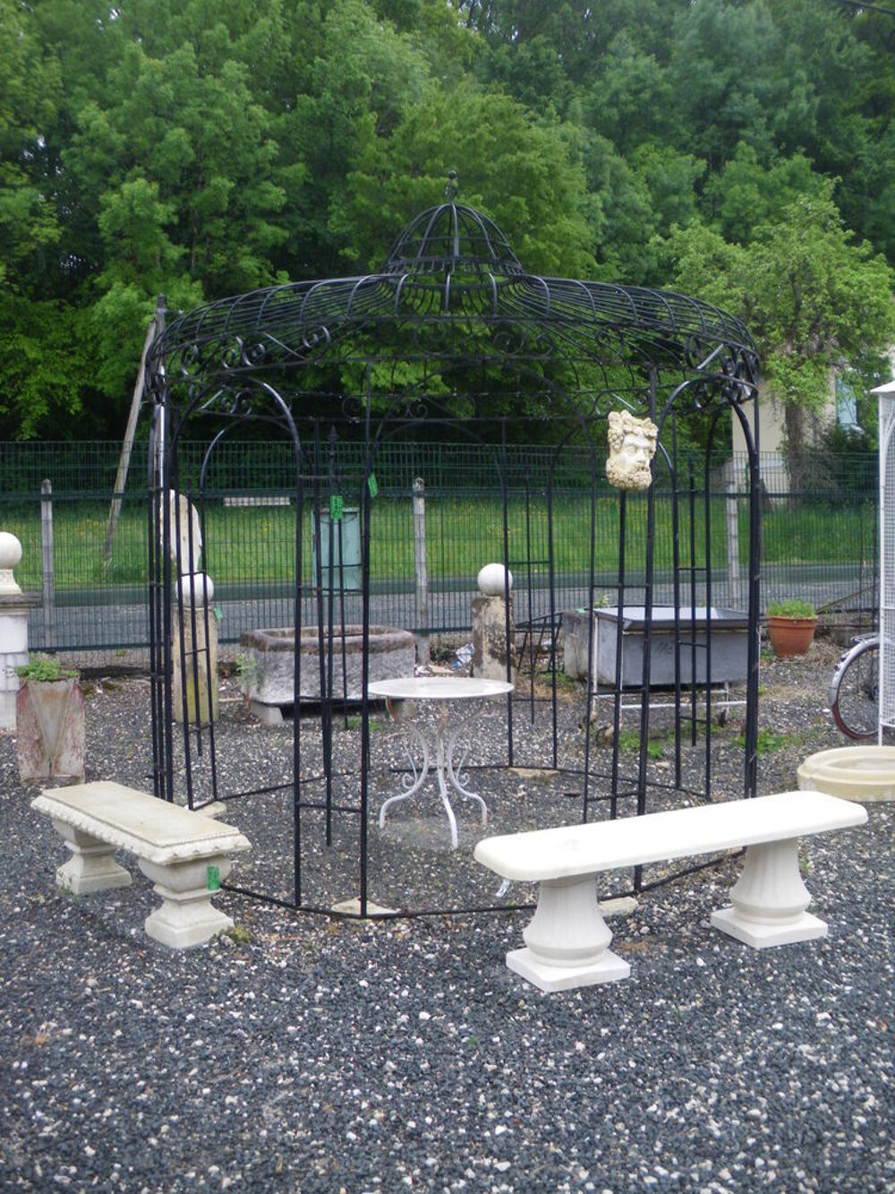 Banc en pierre Décoration