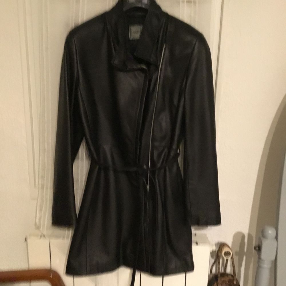 Manteau Cuir 3/4 femme Vêtements