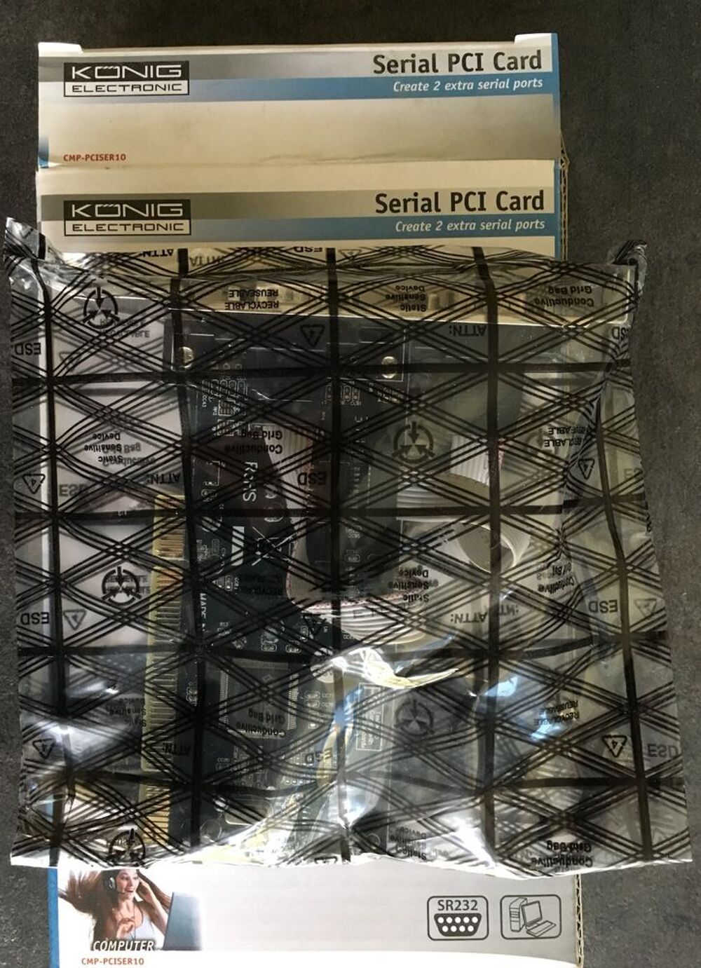 Carte PCI Serial Port X2 neuve Matériel informatique