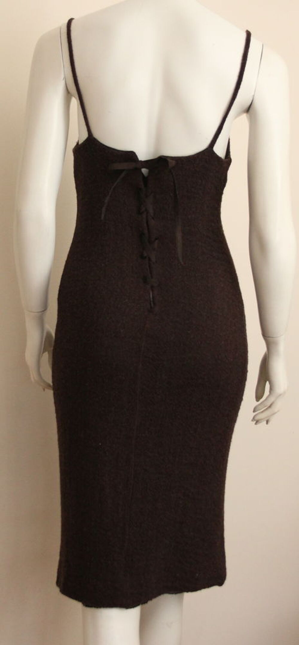 Robe maille dos lac&eacute; FENDI T.M Vêtements