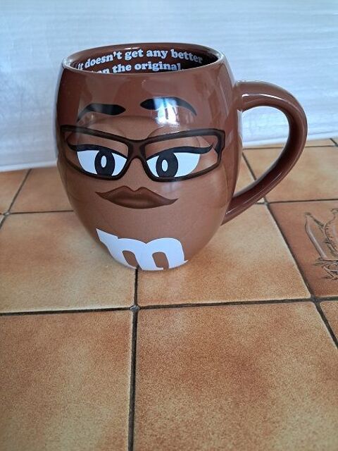 Mug M&M's Brun US marque pub TV collection chocolat kinder Fèves (57)