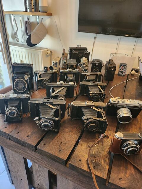 lot appareils photos anciens à soufflets et caméras 0 Belgique