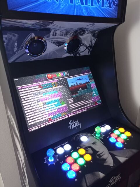 BORNE ARCADE UNIQUE  JOHNNY HALLYDAY 1800 Plancher-les-Mines (70)